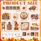 21 Pcs Fall Thanksgiving Tiered Tray Decor Set Pumpkin Gnome(Vintage)